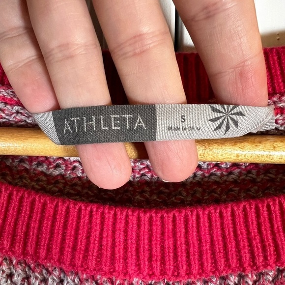 Athleta | Women’s | Long Sleeve | Sweater | Dress | Pink | Size Small - Picture 3 of 6